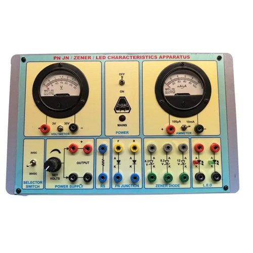 Pn Junction/Zener/Led Characteristic Apparatus